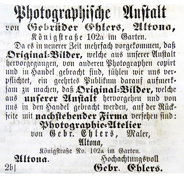 Rendsburger Wochenblatt vom 10. 02. 1866