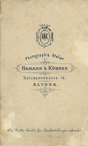 Hamann & Koehnen - Frauenbrustbild - Revers