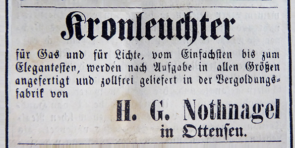 Rendsburger Wochenblatt vom 16.02.1870