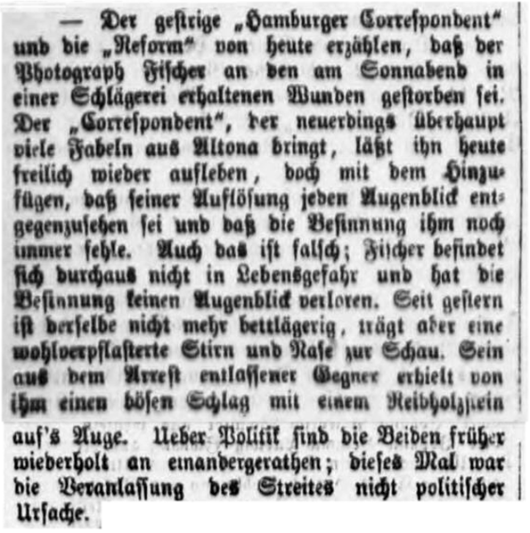 Altonaer Nachrichten vom 22. 11. 1866