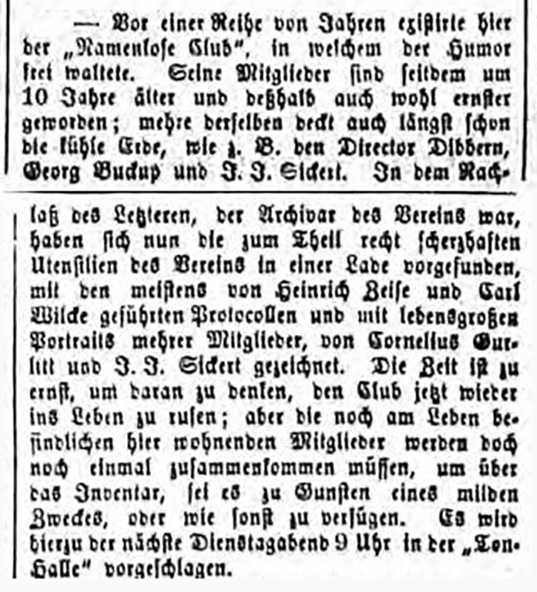 Altonaer Nachrichten vom 06. 11. 1864