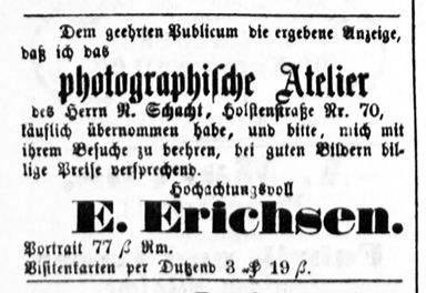 110166 - Altonaer Nachrichten, Ausgabe vom 09. 11. 1862