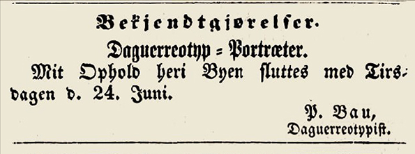 Christiansfeld - Bau - Ribes Stiftstidende 1856 klein