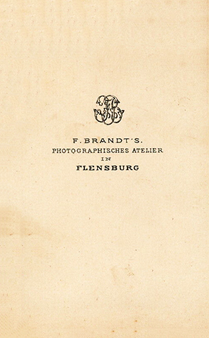 Flensburg - Brandt - Damenganzbildnis - verso