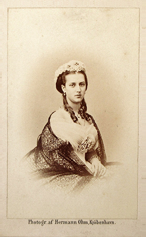 120110 - CDV - Flensburg - Ohm - Prinzessin Alexandra von Wales - recte - klein