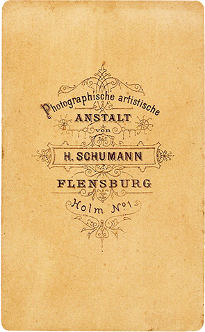 Flensburg - Schumann - Geiger - verso