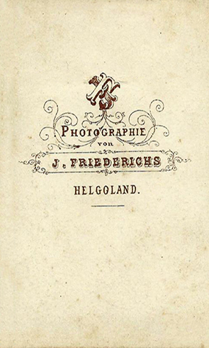120802 - CDV - Helgoland - Friederichs - Inselansicht - recte - klein_helgoland_cdv_01_verso_klein