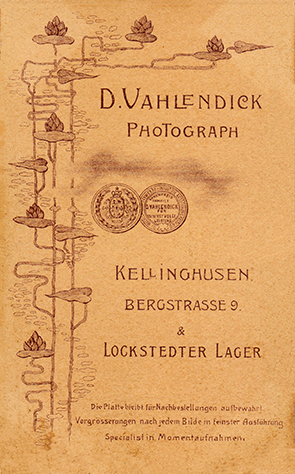 130202 - CDV - Kellinghusen - Vahlendick, D. Paarfoto - verso