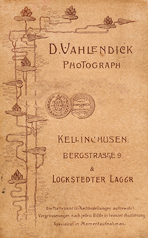 130202 CDV - Kellinghusen - Vahlendick, D. Dame - verso