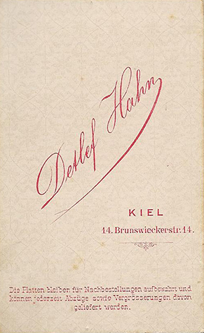Kiel - Hahn - Paar-Aufnahme - verso