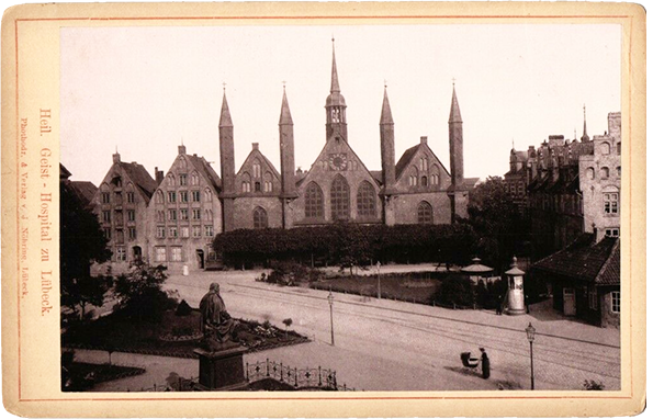 Lübeck - Nöhring - Kabinettfoto - Heilig-Geist-Hospital