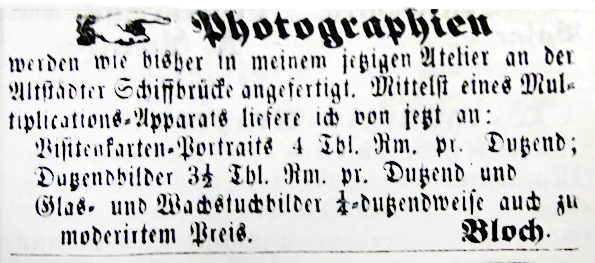 Rendsburg - Bloch - Rendsburger WB 1861-10-12 - klein