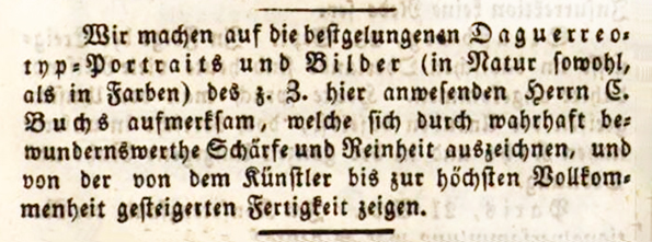 Augsburger Anzeigblatt, Annonce vom 27.09.1848