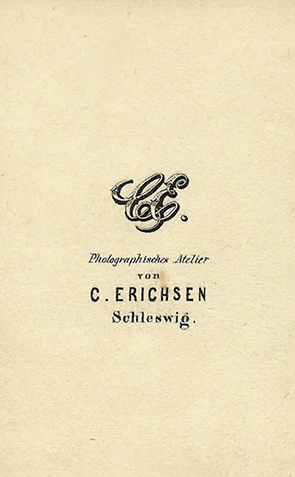 140701 - CDV - Schleswig - Erichsen - Mann - verso - klein