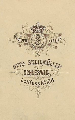 140708 - CDV - Schleswig - Seligmller - Konditor - verso