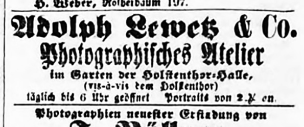 Hamburger Nachrichten, Ausgabe vom 17. 08. 1860