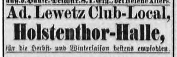 Lewetz - Hamburger Nachrichten vom 23. 08. 1876 Detail