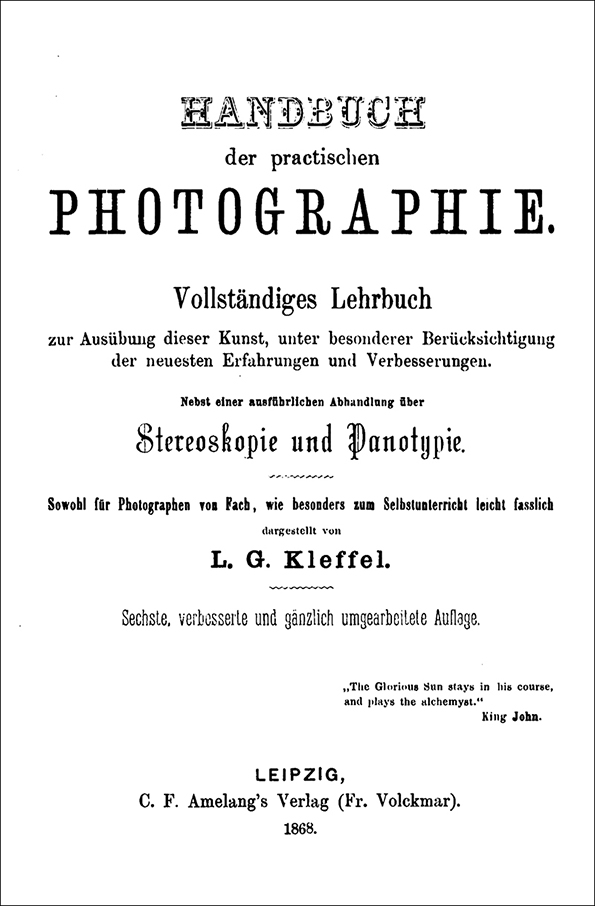 400400 - Kleffel - Handbuch - Titelseite klein